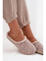 Dámské pantofle Love model 21714585 Béžové - Inblu