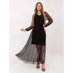 Sukienka IT SK model 21782430 czarny - FPrice Sukienka IT SK model 21782430 czarny - FPrice
