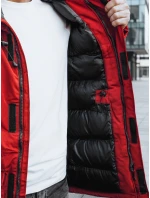 Pánská zimní bunda parka červená FashionStreet TX2995z Pánská zimní bunda parka červená FashionStreet TX2995z
