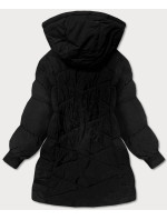 Černá dámská oversize zimní bunda (736ART)