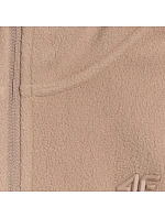 Dámská fleecová mikina 4F F069 světle hnědá 4FWAW25UFLEF069 82S