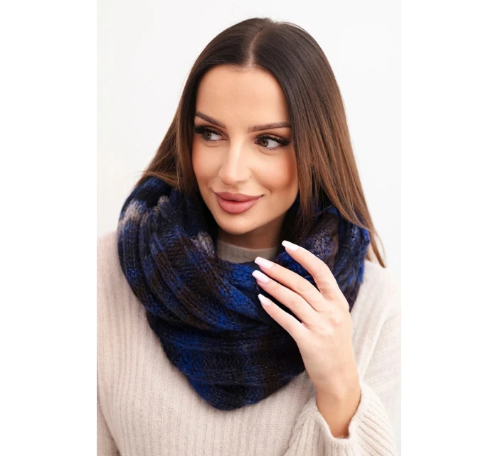 Komin dámský vlněný měkký šála na  modrý model 21878017 - K-Fashion