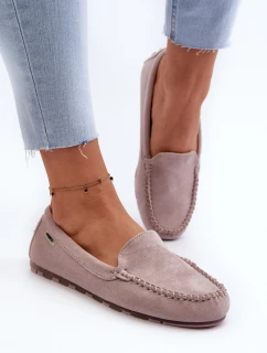 Dámské lodičky z semiše fialové model 21659278 - Boto