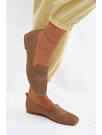 Materiálové dámské světle hnědé model 22102802 - Boto