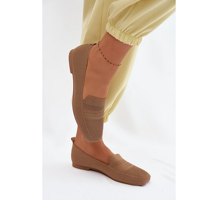 Materiálové dámské světle hnědé model 22102802 - Boto