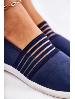 Dámské látkové tenisky Slip-On námořnická modre Lilis Dámské látkové tenisky Slip-On námořnická modre Lilis