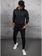 Pánské černé tepláky Dstreet AX0681