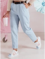 Dámské kalhoty s páskem SOFELIA modré FashionStreet UY2504