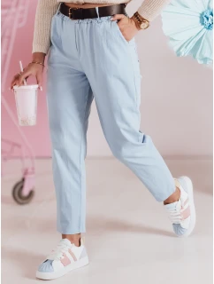 Dámské kalhoty s páskem SOFELIA modré FashionStreet UY2504