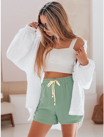 Dámské šortky HOT green Dstreet model 21987263 - FashionStreet