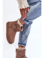 Ocieplane Dámské Sněžáky s Ozdobou Tmavě Bežové Siriol Ocieplane Dámské Sněžáky s Ozdobou Tmavě Bežové Siriol