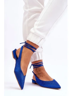 Baleríny na šněrování model 178021 Step in style