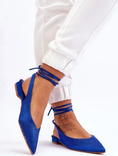 Baleríny na šněrování model 178021 Step in style