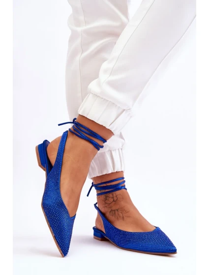 Baleríny na šněrování model 178021 Step in style