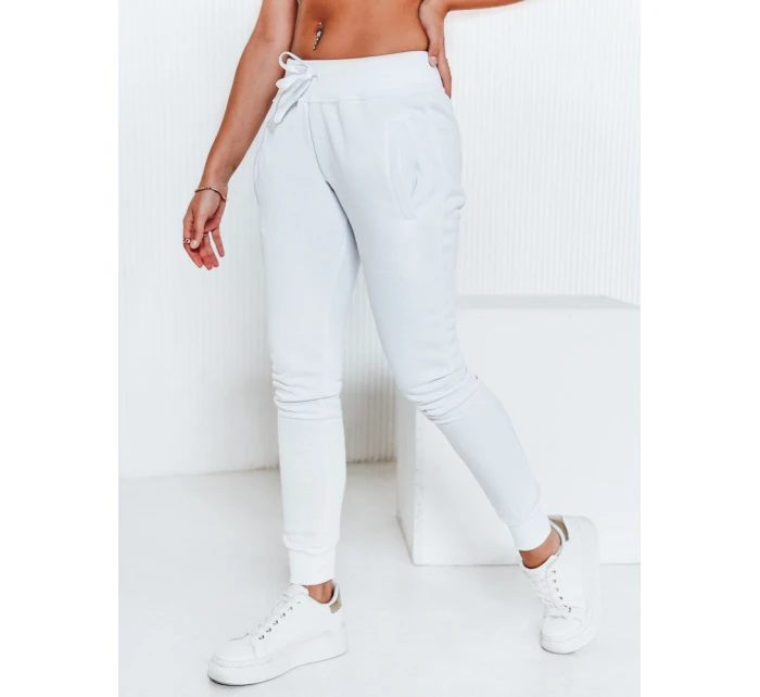 Dámské tepláky FITS bílé UY0134 Dámské tepláky FITS bílé UY0134