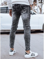 Pánské černé džínové kalhoty FashionStreet UX4322