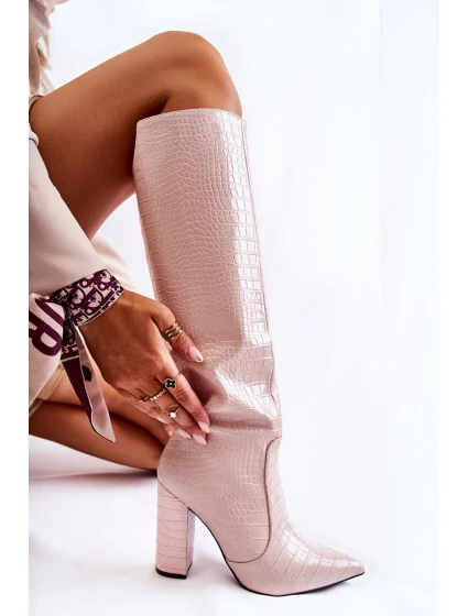 Módní Boty Na Béžové model 21592953 - Boto