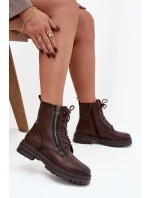 Dámské zateplené workery Ivonelle – čokoládové