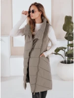 Dámská prošívaná vesta SERKIS zelená FashionStreet TY3279