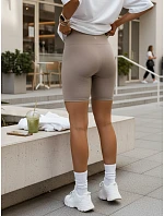 Dámské cyklistické šortky s vysokým pasem šedé FashionStreet SY0575 Dámské cyklistické šortky s vysokým pasem šedé FashionStreet SY0575