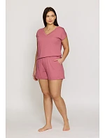Mila Hladké pyžamové šortky S2XL model 22146000 - Mefemi
