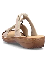 Pohodlné žabky Rieker W RKR681 beige Pohodlné žabky Rieker W RKR681 beige