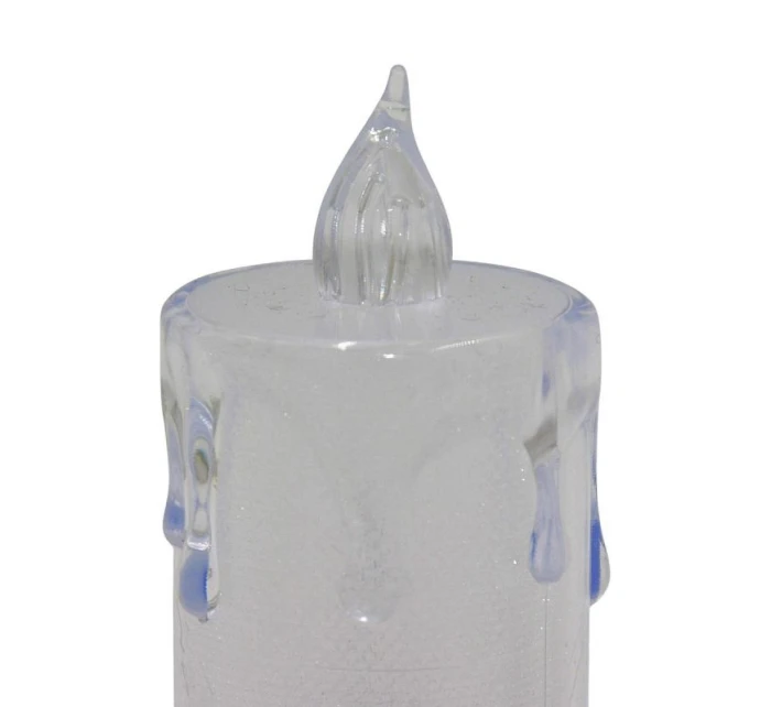 Dekorativní svíčka 3,5x8 cm zdobená LED diodami