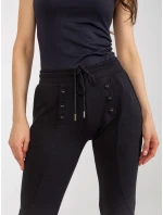 Spodnie dresowe RV DR model 18484287 czarny - FPrice Spodnie dresowe RV DR model 18484287 czarny - FPrice