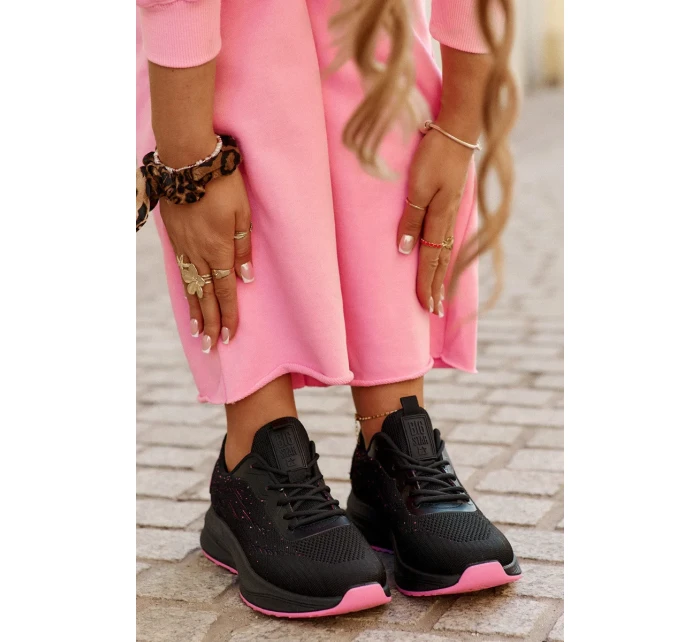 Dámské tenisky na platformě Big Star HI-POLY SYSTEM – černé Dámské tenisky na platformě Big Star HI-POLY SYSTEM – černé