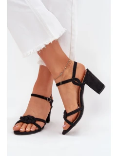 Sandály na podpatku model 215644 Step in style