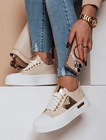 Dámské tenisky na platformě TRENDIS beige FashionStreet ZY0704