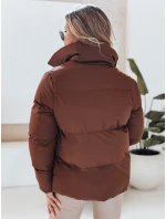 Dámská prošívaná zimní bunda LARO hnědá FashionStreet TY4958