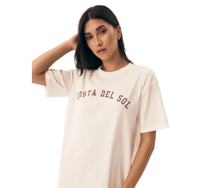 Dámská noční košilka 42675 Nimes cream - HENDERSON Dámská noční košilka 42675 Nimes cream - HENDERSON