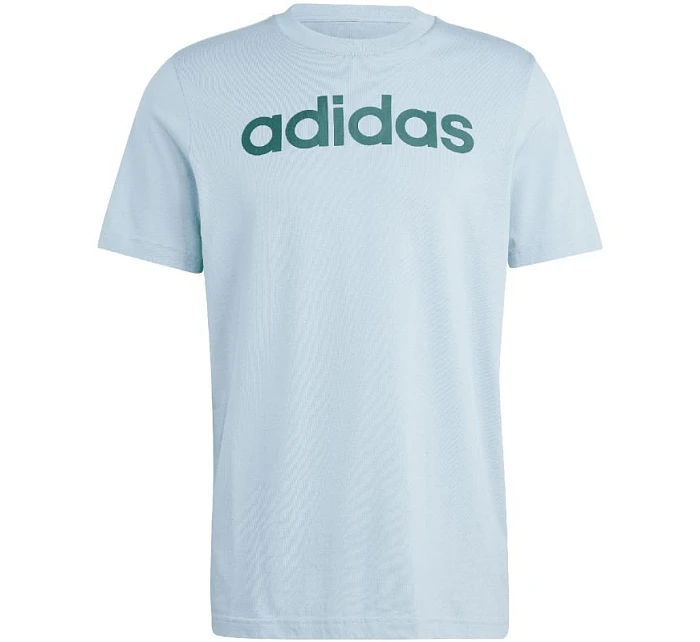 Tričko adidas Essentials Single Jersey Linear s vyšitým logem M IJ8651