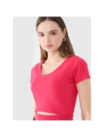 Dámské hladké tričko 4F 4FRSS25TTSHF2695-54S Dámské hladké tričko 4F 4FRSS25TTSHF2695-54S