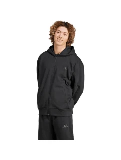 Pánská mikina adidas All Szn Fleece Full-Zip Hoodie černá IX1249 pánská