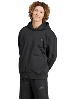 Pánská mikina adidas All Szn Fleece Full-Zip Hoodie černá IX1249 pánská