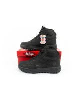 Lee Cooper pánská zimní trekingová zateplená kotníková obuv černá