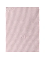 Dámské úzké žebrované tričko 4F 4FRSS26TTSHF3629-56S dámské