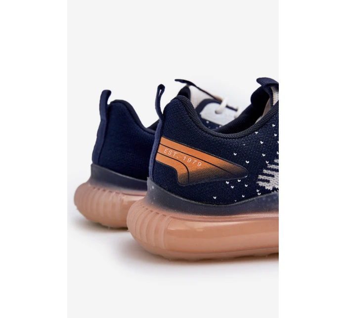 Pánské sportovní boty HI-POLY SYSTEM Big Star NN174474 tmavě modré