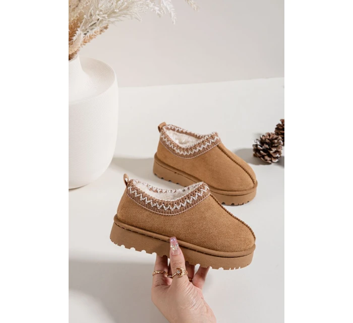 Dětské sněhule s výšivkou Camel model 21711227 - Boto