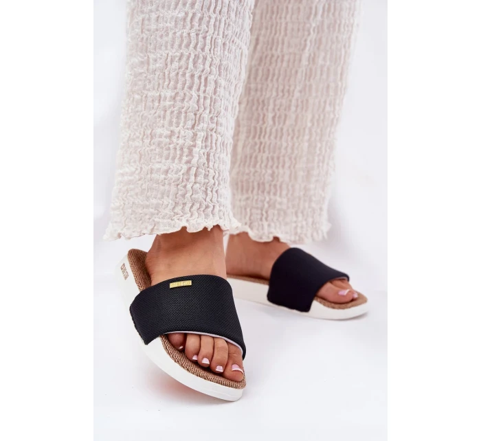 Dámské pantofle Big Star – černé Dámské pantofle Big Star – černé