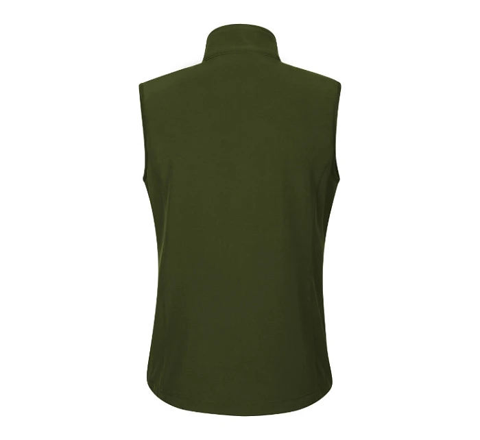 Trail softshellová vesta dámská military