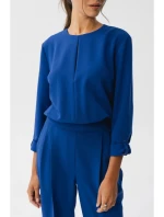 Dámská kombinéza model 21764623 královská modř - STYLOVE Dámská kombinéza model 21764623 královská modř - STYLOVE