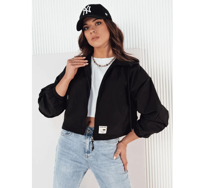 Dámská přechodná bunda s kapucí černá Dstreet model 21974234 - FashionStreet