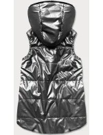 Šedá dámská rozšířená oboustranná vesta model 17189758 - S'WEST