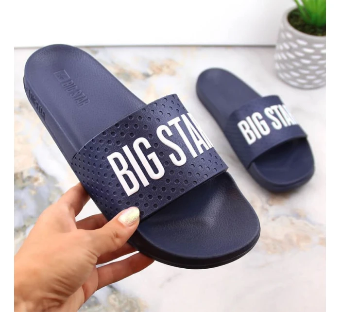 Big Star Jr INT1908C námořnicky modré pěnové žabky