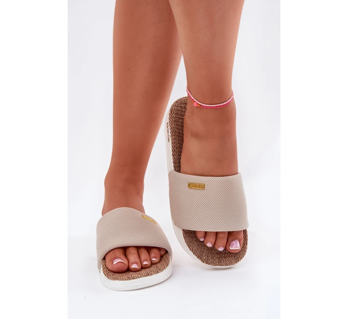 Dámské Pantofle Big Star RR274A102 Béžové Dámské Pantofle Big Star RR274A102 Béžové