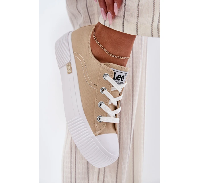 Dámské tenisky na platformě Béžové ISLA C WOMEN LOW model 21695913 - Lee