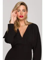 K143 Šaty mořská panna - černé